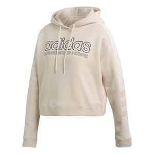 Adidas Crop Tan Hoodie